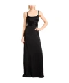 Max Mara Solid Sleeveless Maxi Dress In Black