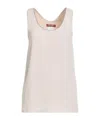 Max Mara Solid Sleeveless Top In Neutral