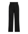 Max Mara Solid Slim-fit Pants In Black