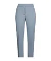Max Mara Solid Stretch Fitted Trousers In Blue