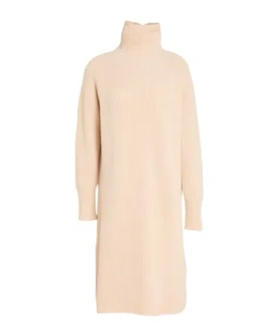Max Mara Solid Thick-knit Dress In Multi