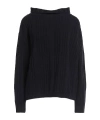 Max Mara Solid Turtleneck Knit Sweater In Black