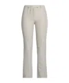 Max Mara Solid Twill Stretch Pants In Purple