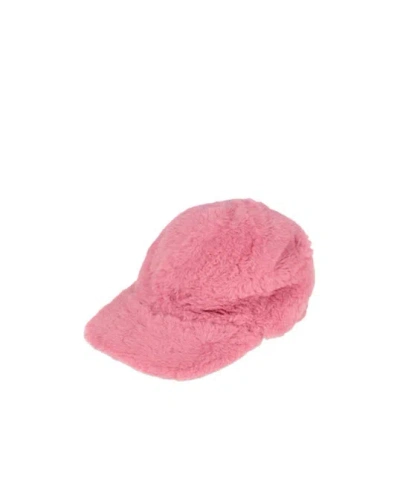 Max Mara Solidcolor Baseball Cap In Pink