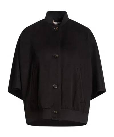 Max Mara Solid-color Cashmere Coat In Multi