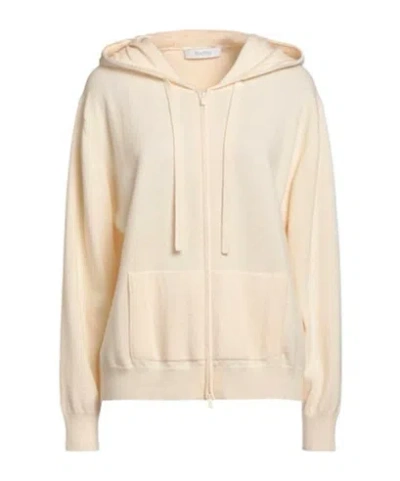 Max Mara Solid-color Lightweight Knit Cardigan In Neutral