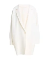Max Mara Orlaya Virgin Wool Oversized Tailored Jacket In White