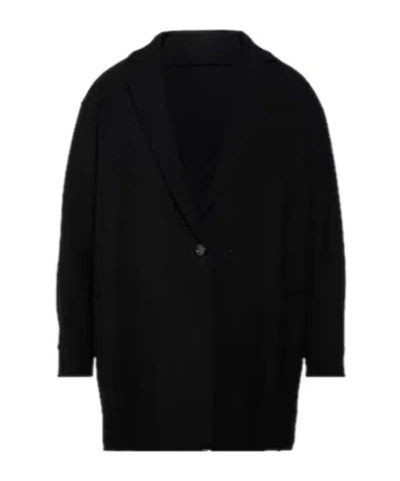 Max Mara Solidcolor Suit Coat In Black