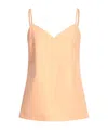 Max Mara Solid-colored Camisole In Neutral