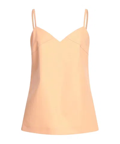 Max Mara Solid-colored Camisole In Nude