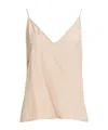 Max Mara Solid-colored Camisole In Sand-colored