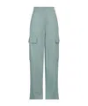 Max Mara Solid-colored Cargo Pants In Blue