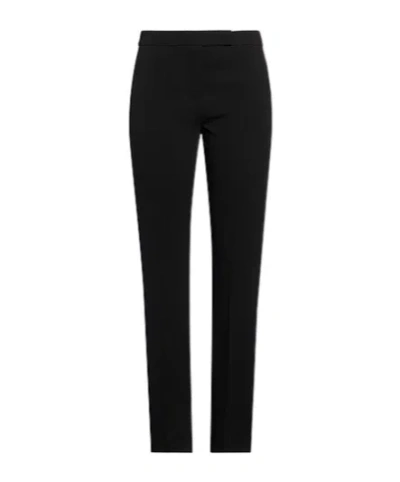 Max Mara Solid-colored Straight-leg Pants In Multi
