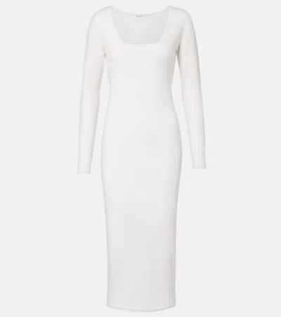 Max Mara Sophia Wool-blend Midi Dress In Animal Print