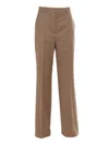 Max Mara Soraga Camel Trousers In Camel