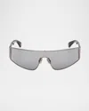 Max Mara Space Shield Sunglasses In Gray