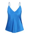 Max Mara Spaghetti Strap Suspenders In Blue