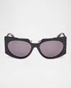 Max Mara Square Sunglasses In Sblksmk