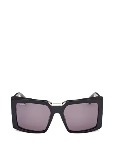 Max Mara Spark6 Square-frame Sunglasses In Black