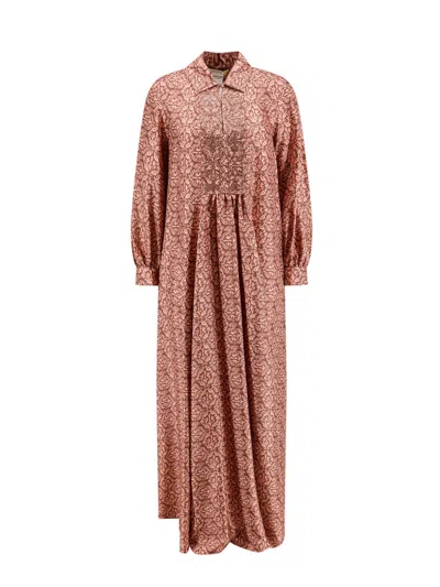 Max Mara Special Edition Recente Long Dress In Multi