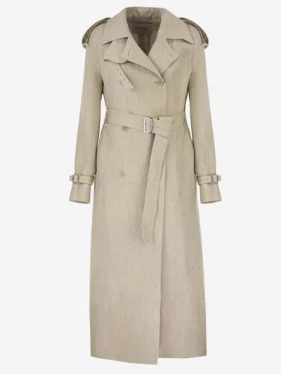 Max Mara Spedaggi Coat In Neutral