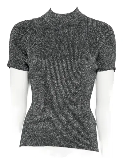 Max Mara Spezie Short-sleeve T-shirt In Gray