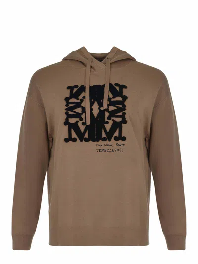 Max Mara "sphinx" Sweatshirt In Brown