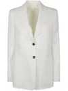 Max Mara Spire Linen Blazer Jacket Clothing In White