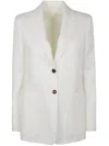 Max Mara Spire Linen Blazer Jacket Clothing In White