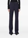 Max Mara Split-hem Trousers In Blue
