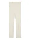 Max Mara Split-hem Trousers In Neutral