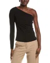 Max Mara Spluga One-shoulder Jersey Top In Multi