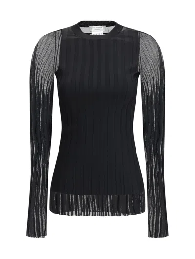 Sportmax Acino1234 Long Sleeve Jersey In Black