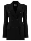 Sportmax Max Mara  Stretch Wool Fitted Blazer