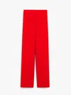 Sportmax Viscose Cadi Trousers In Red