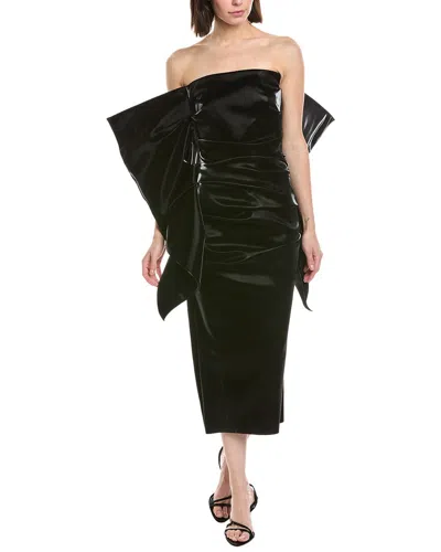 Max Mara Sportmax Alacre Midi Dress In Black