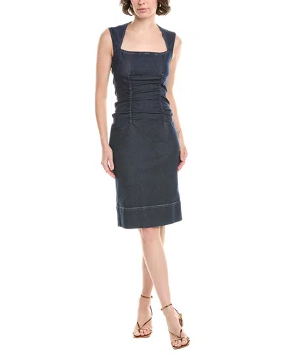 Max Mara Sportmax Ampex Sheath Dress In Blue