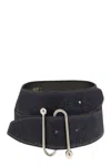 Sportmax Max Mara  Arabba1234 - Denim Belt In Blue