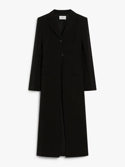 Max Mara Sportmax Aramis1234 Overcoat Black
