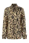 Sportmax Armony Animal Patterned Long-sleeved Shirt
