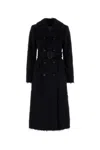 Sportmax Max Mara  Black Alpaca Blend Modico Coat