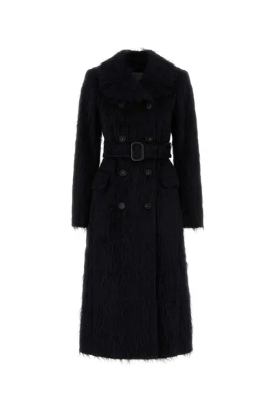 Sportmax Max Mara  Black Alpaca Blend Modico Coat