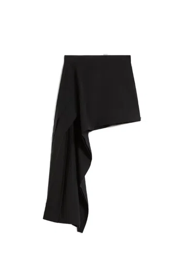 Max Mara Sportmax Black Cotton Skirt For Women