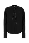 Sportmax Black Wool Mappa Shirt