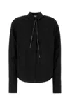 Sportmax Max Mara  Black Wool Mappa Shirt