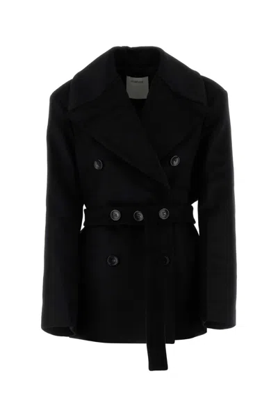 Sportmax Max Mara  Black Wool Orchis Coat