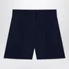 Sportmax Max Mara   Blue Wool-blend Shorts
