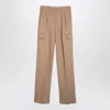 Sportmax Max Mara   Caramel-coloured Cargo Trousers