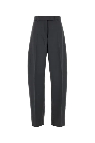 Sportmax Dark Grey Wool Ampezzo1234 Pant In Black