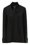 MAX MARA SPORTMAX MAX MARA SPORTMAX ELLENI - SILK BLOUSE WITH SASH